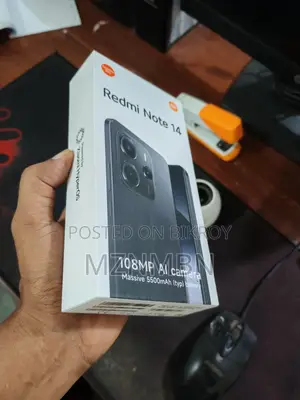 New Xiaomi Redmi Note 14 4G 256 GB Black