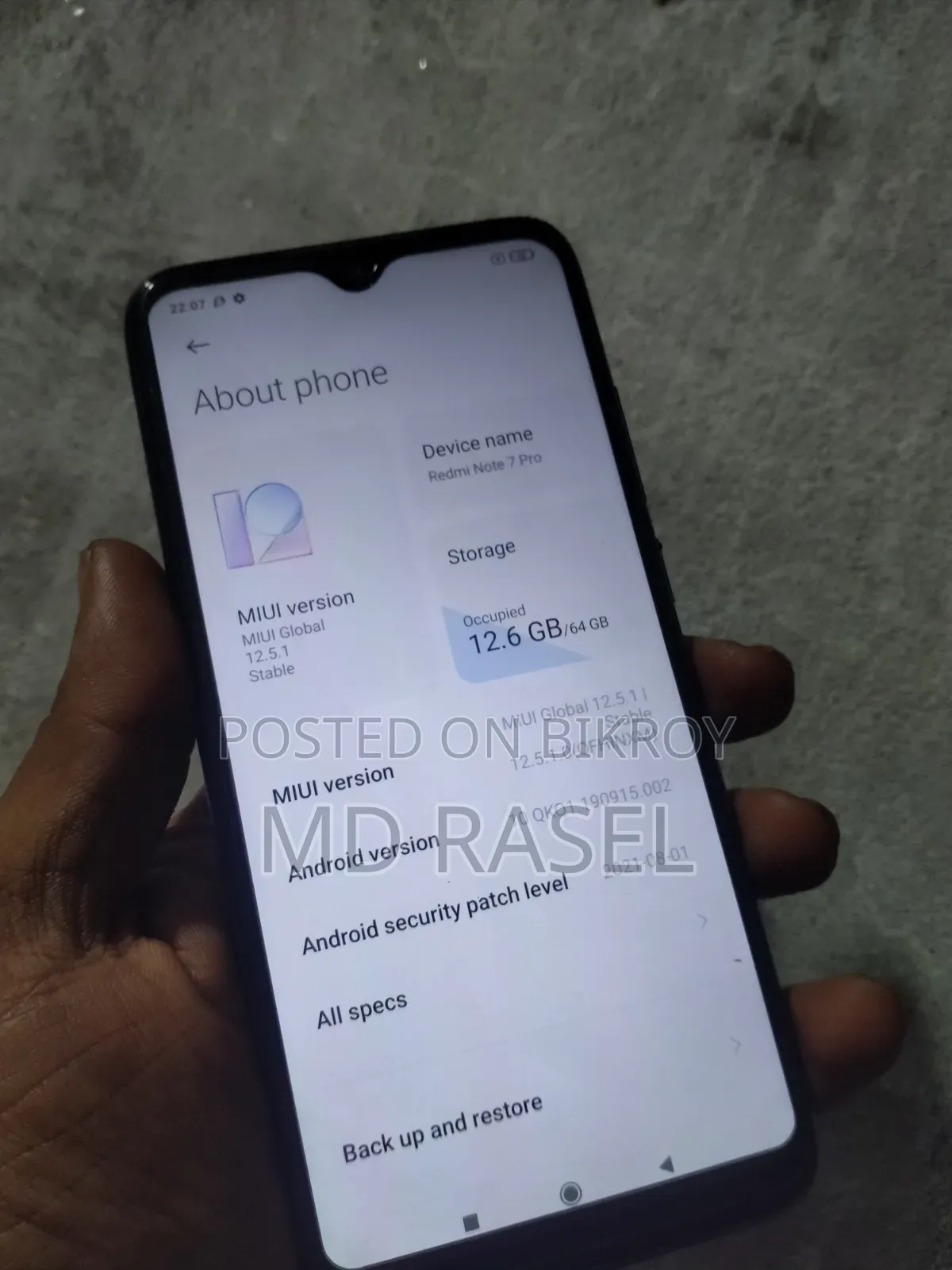 Xiaomi Redmi Note 7 Pro 64 GB Blue