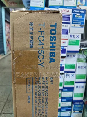 Toshiba T-fc415c-ymck E-studio হলুদ রঙের অরিজিনাল টোনার