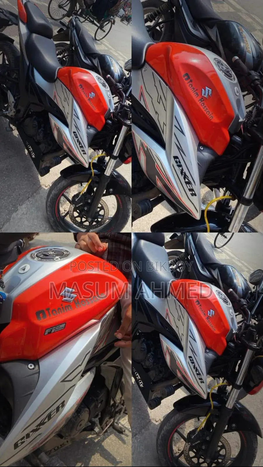 Suzuki Gixxer SF FI 2024 Orange