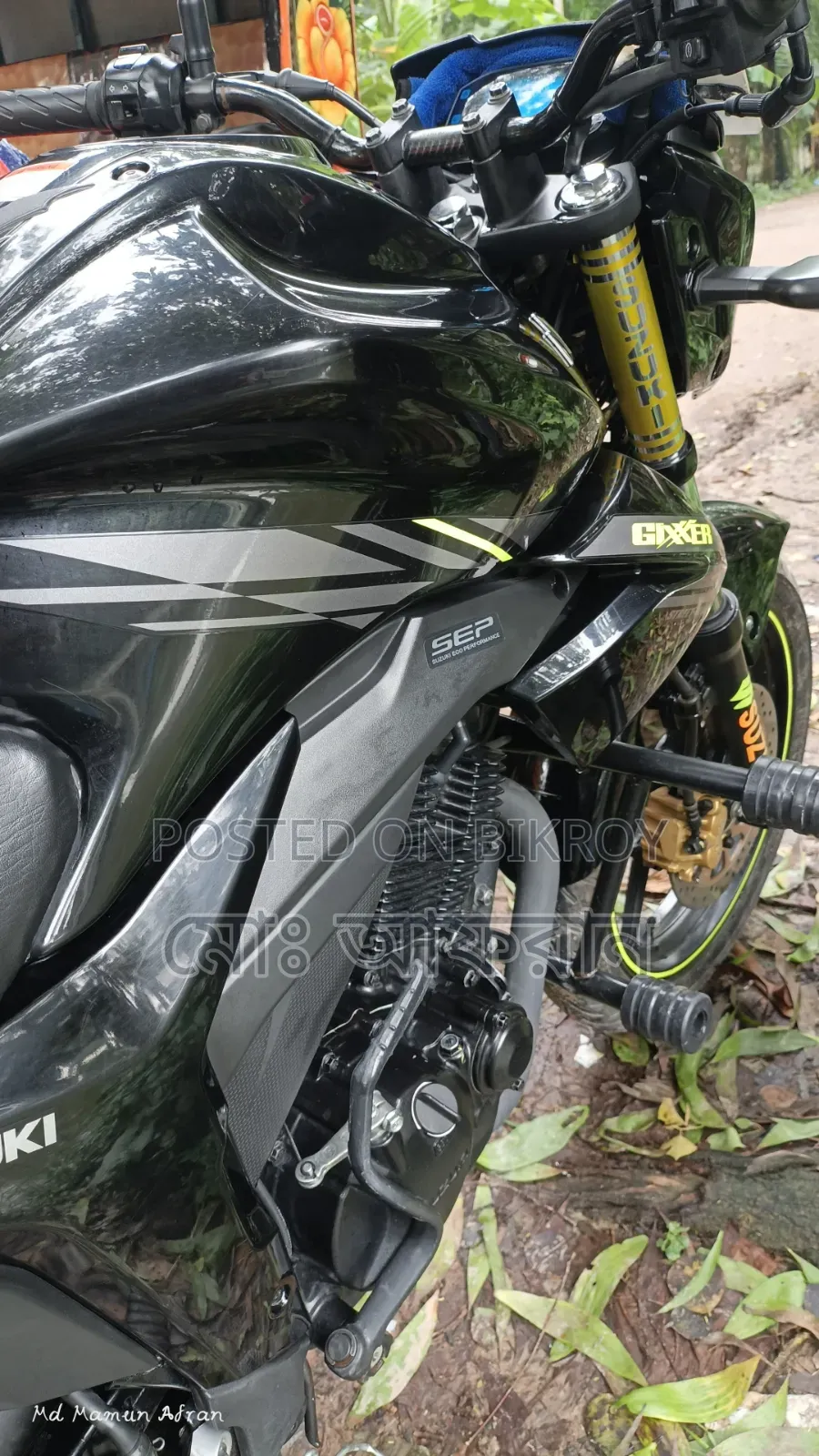 Suzuki Gixxer Monotone 2025 Black