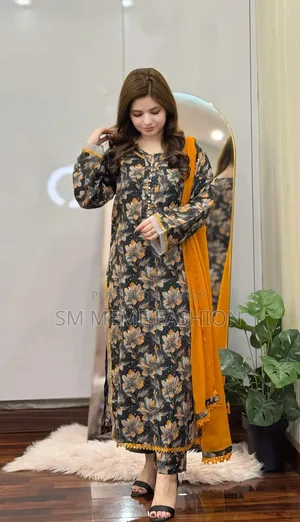 Cotton Readymade Three Piece