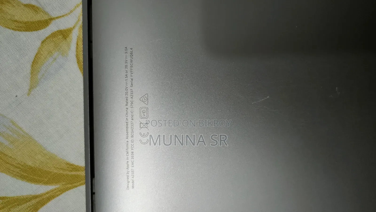 Laptop Apple MacBook Air 8GB Apple M1 SSD 256GB