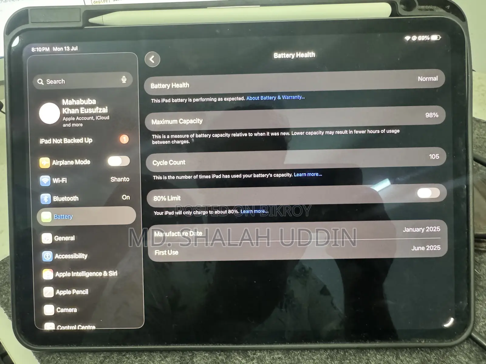 Apple iPad Pro 11 (2024) 256 GB Black