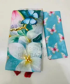 Butterfly Print Saree