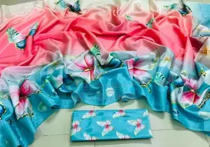 Butterfly Print Saree