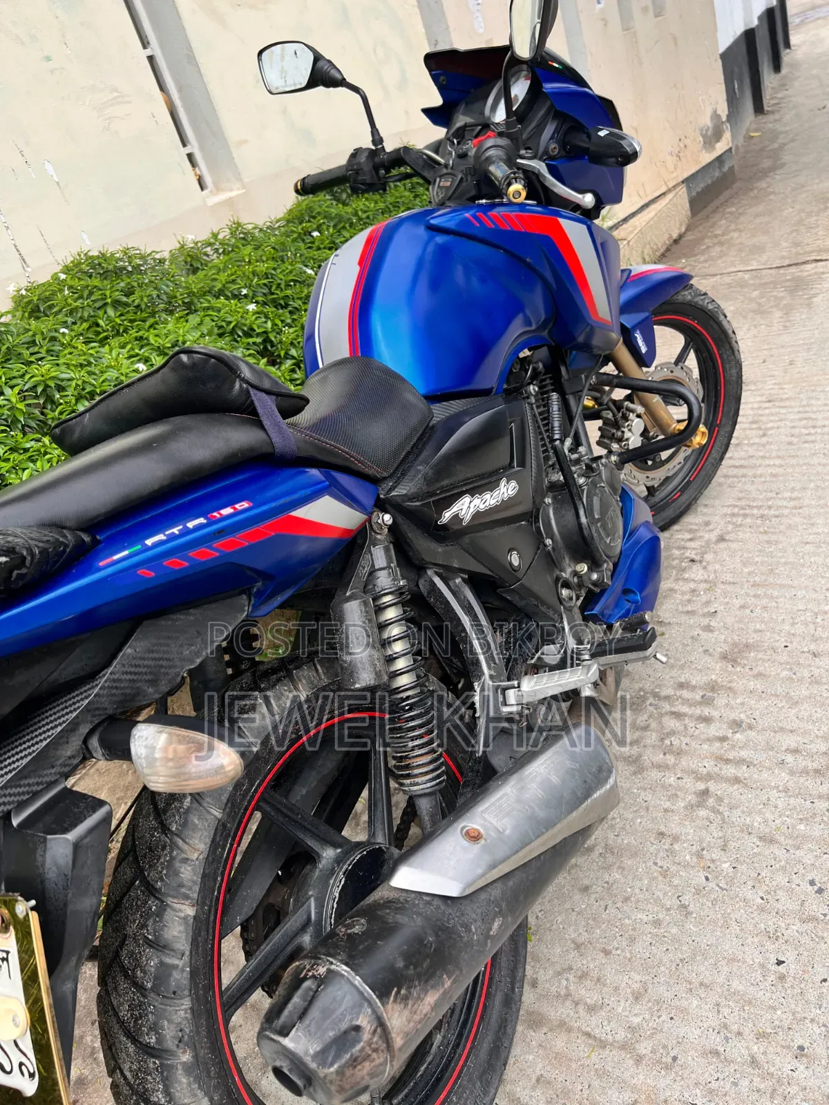 TVS Apache RTR 160 2V 2020 Blue
