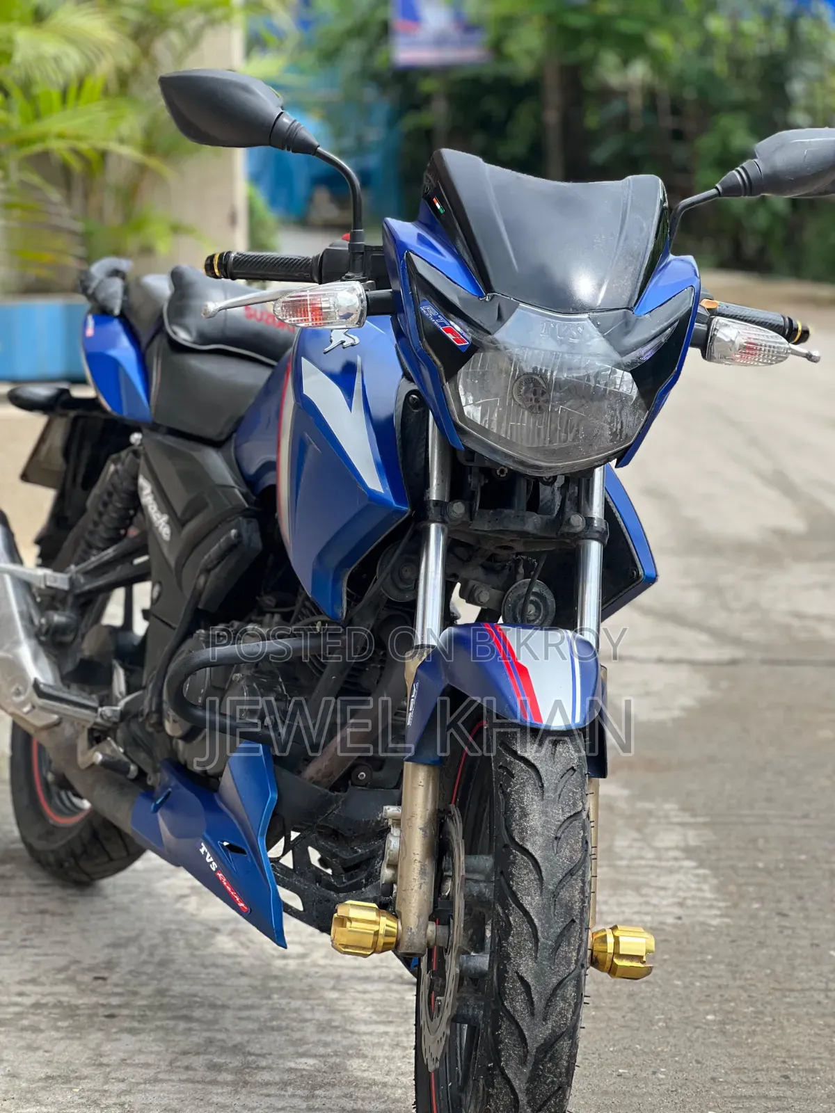 TVS Apache RTR 160 2V 2020 Blue