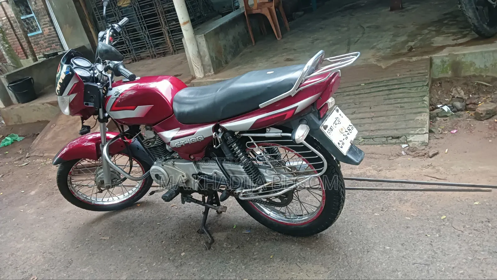 বাজাজ সিটি ১০০ ২০১০ লাল