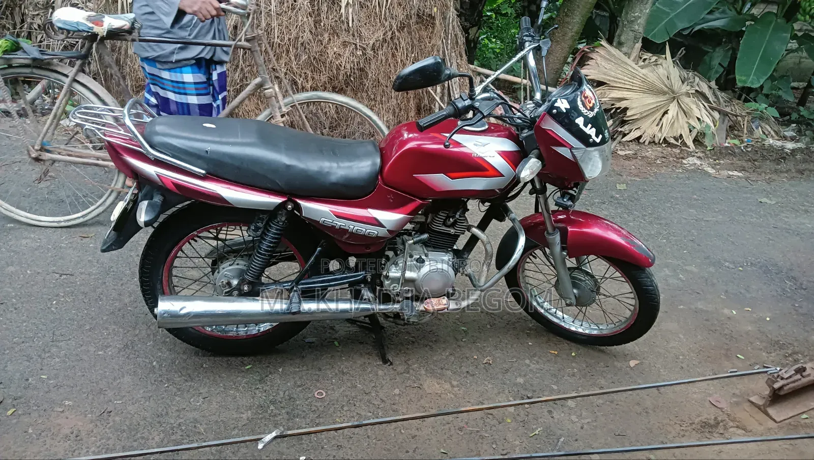 বাজাজ সিটি ১০০ ২০১০ লাল
