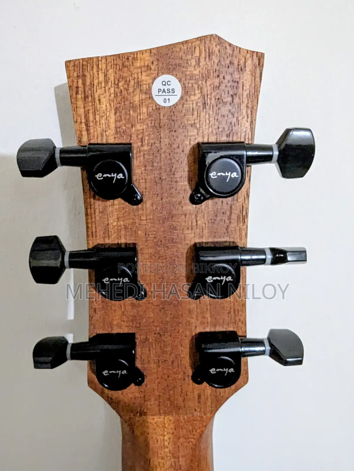 Enya Ega X0 Black Cutaway Grand Auditorium Acoustic Guitar