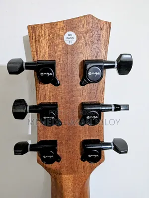 Enya Ega X0 Black Cutaway Grand Auditorium Acoustic Guitar