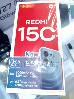 New Xiaomi Redmi 15C 4G 128 GB Black