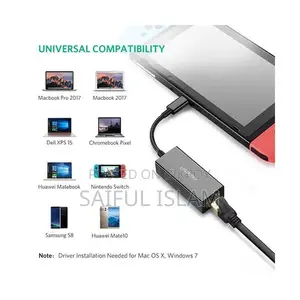 Ugreen Type-c Male To Lan Female Converter