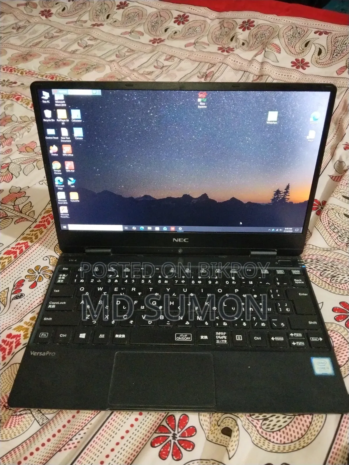 Laptop NEC 8GB Intel Core I5 SSD 128GB