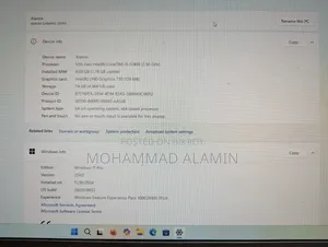 Desktop Computer 4GB Intel Core I5 SSD 500GB