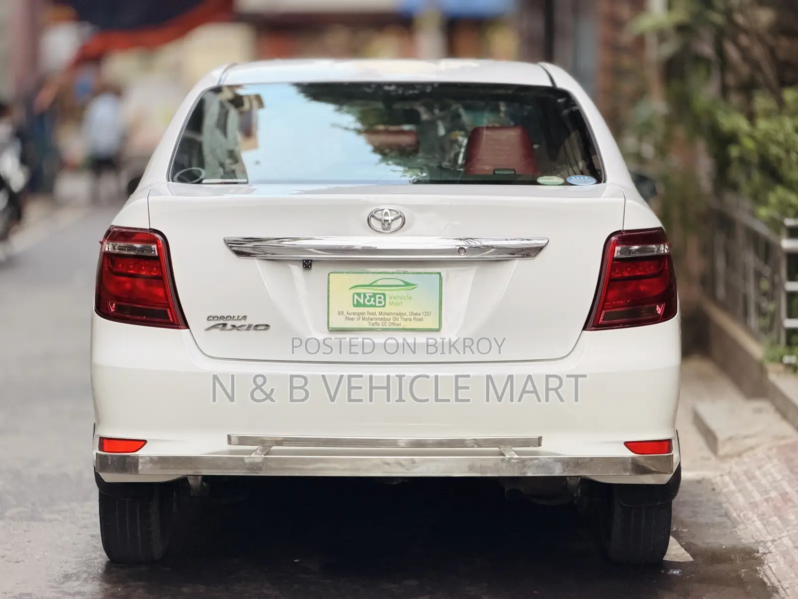 Toyota Axio 2017 সাদা