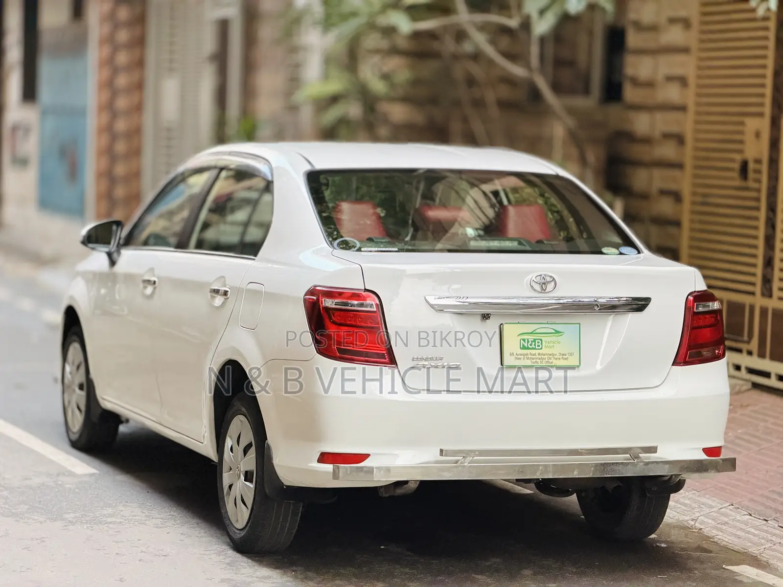 Toyota Axio 2017 সাদা
