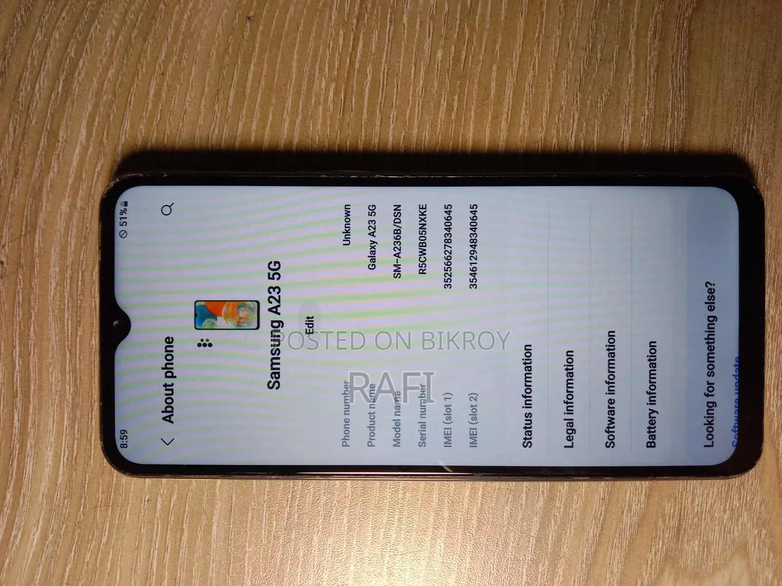 Samsung Galaxy A23 5G 128 GB Black
