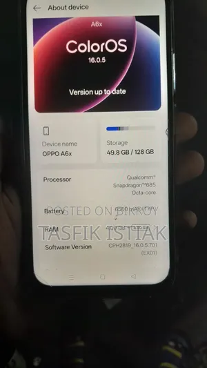 Oppo A6S 128 GB Blue