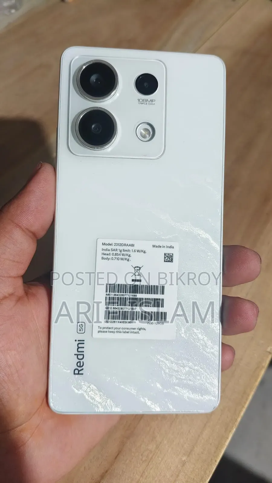 Xiaomi Redmi Note 13 128 GB White