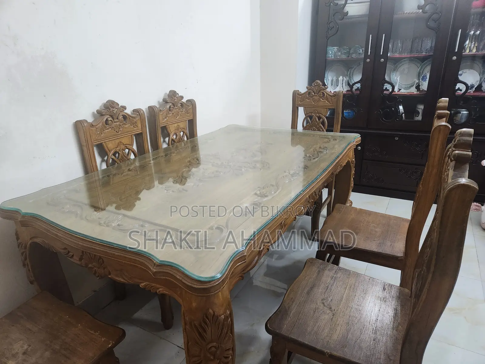 Dining Table Set With 6 Chairs