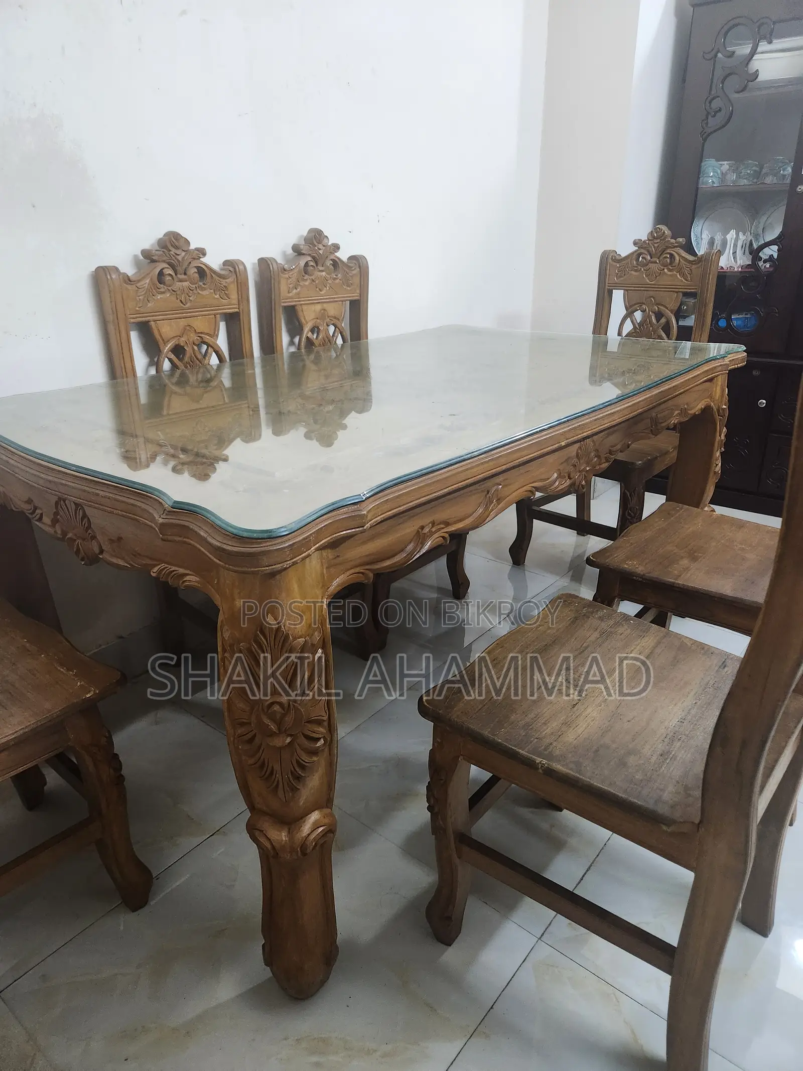 Dining Table Set With 6 Chairs