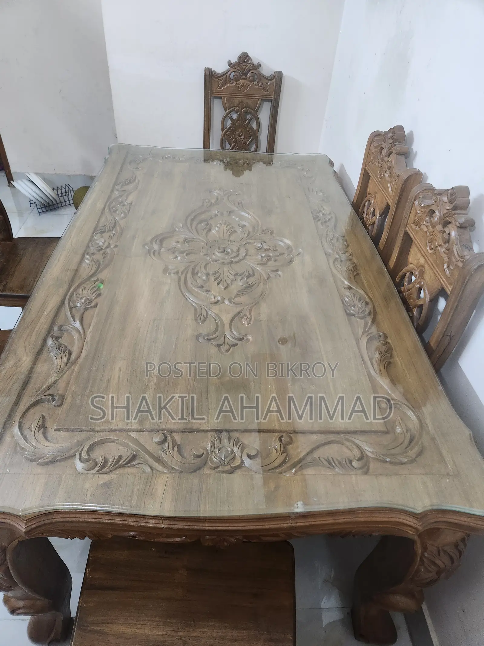 Dining Table Set With 6 Chairs