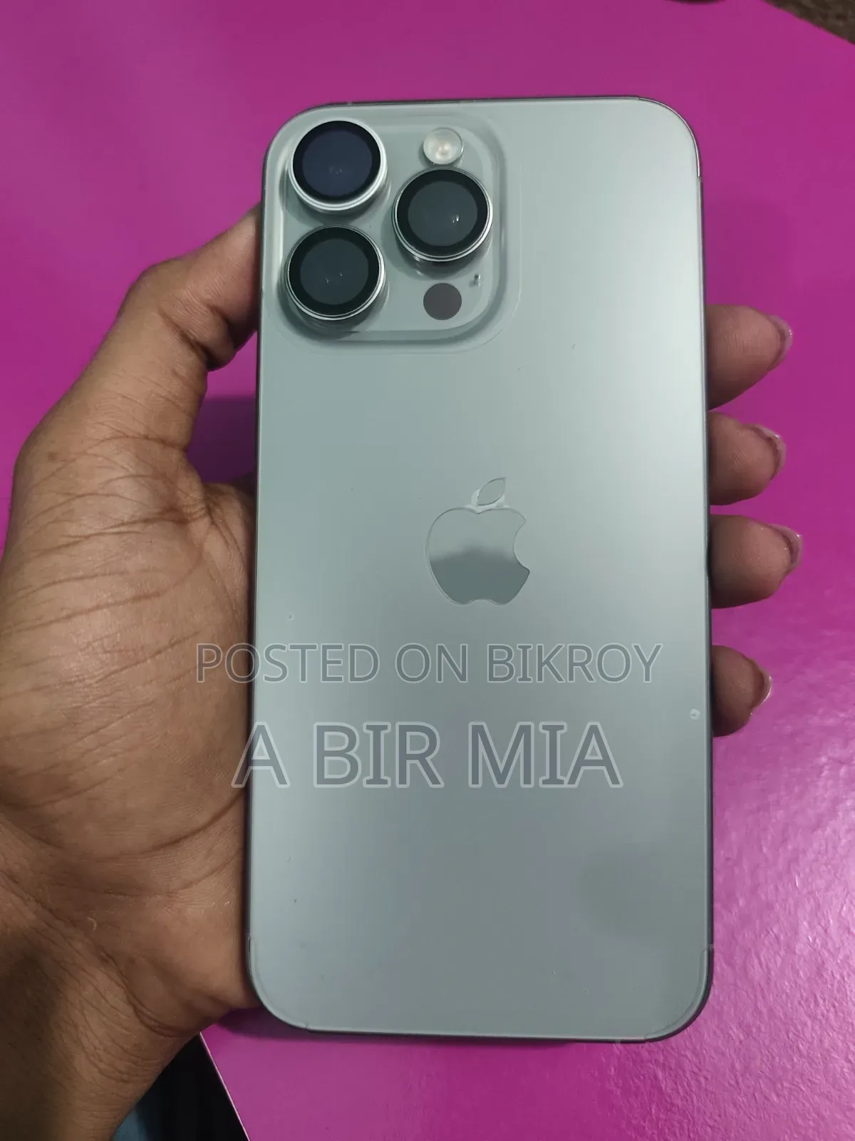 অ্যাপল আইফোন ১৫ প্রো ম্যাক্স ২৫৬ জিবি সিলভার