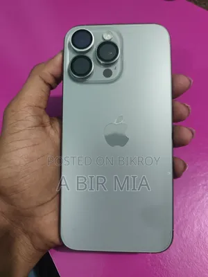 অ্যাপল আইফোন ১৫ প্রো ম্যাক্স ২৫৬ জিবি সিলভার