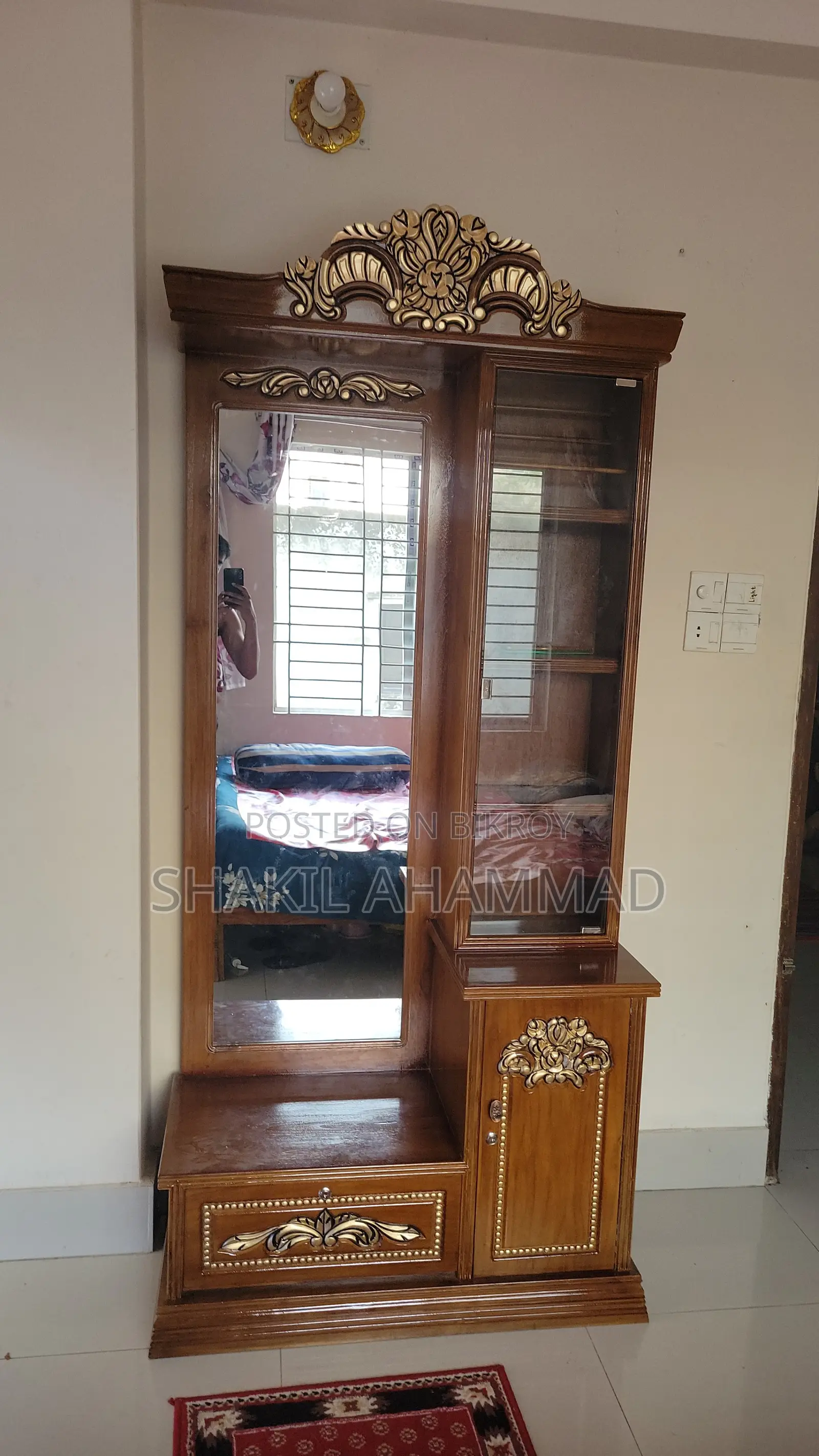 ড্রেসিং টেবিল চিটাগাং সেগুন কাঠ