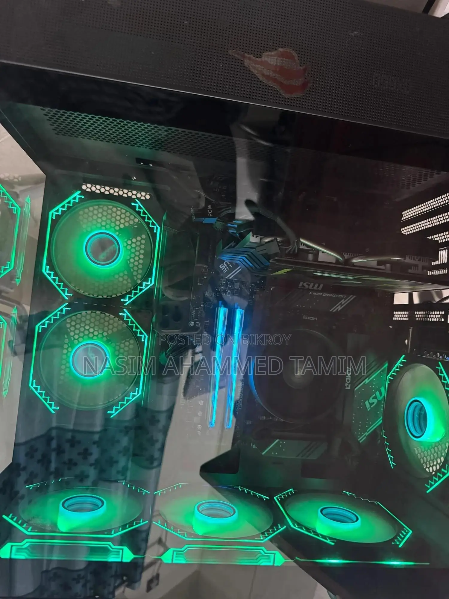 Desktop Computer MSI model 32GB AMD Ryzen 7 SSD 1T