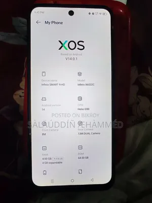 Infinix Smart 7 HD 64 GB Silver