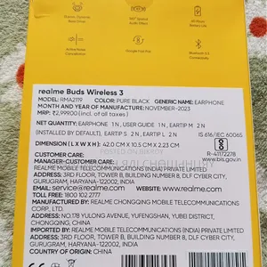New Realme Buds Wireless 3