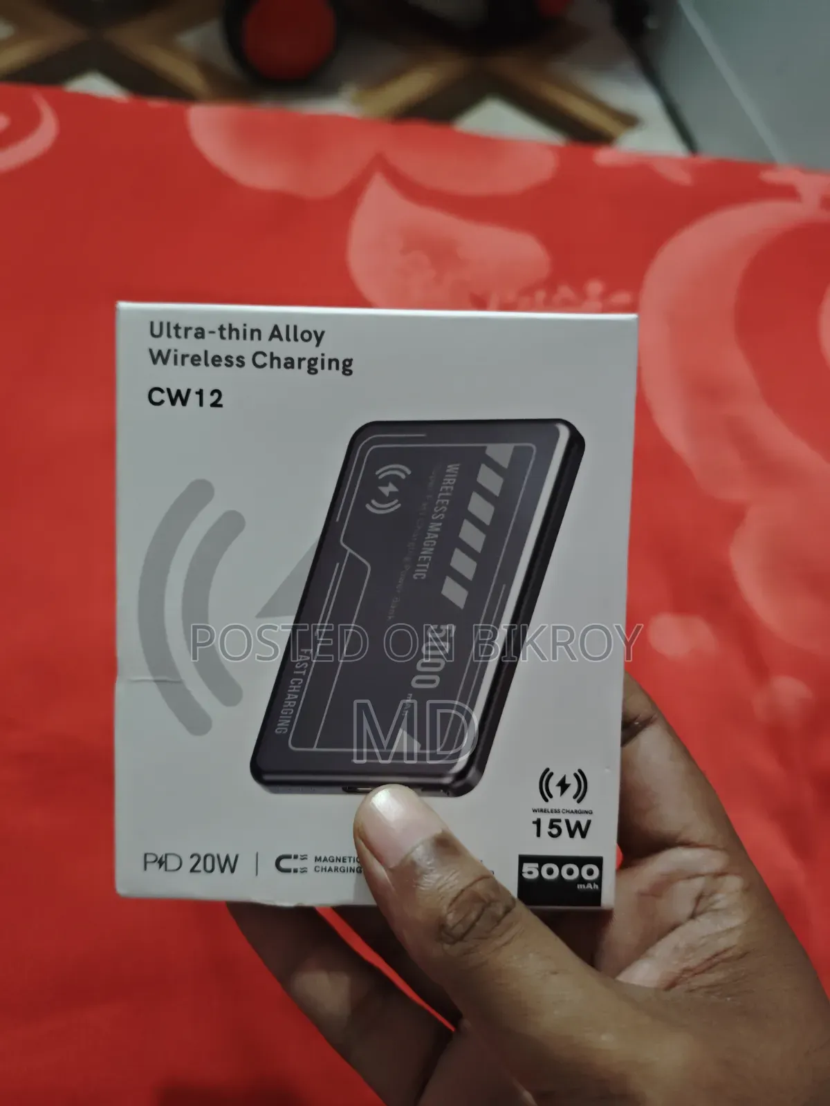 Cw12 5000mah Wireless Powerbank