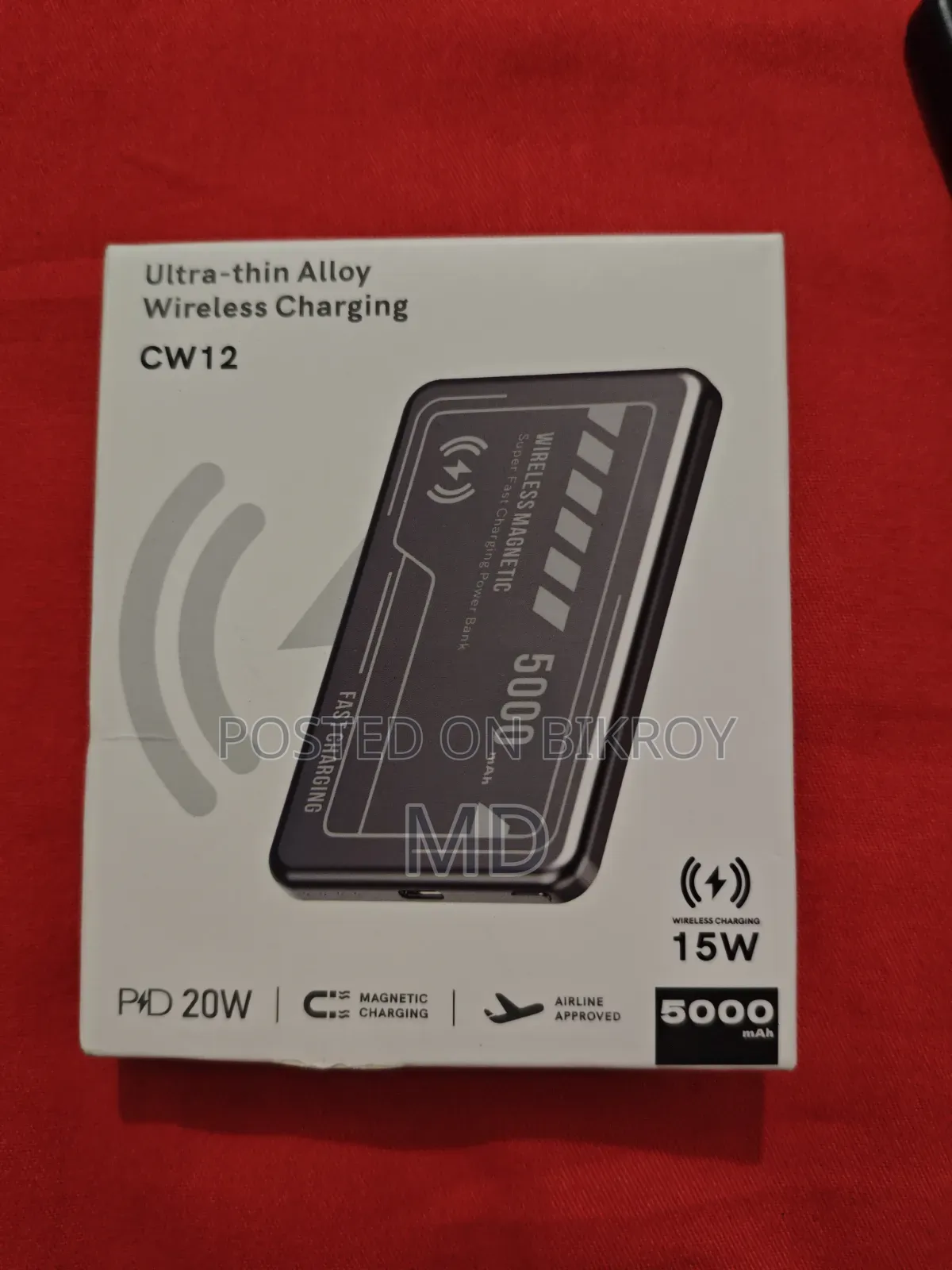 Cw12 5000mah Wireless Powerbank