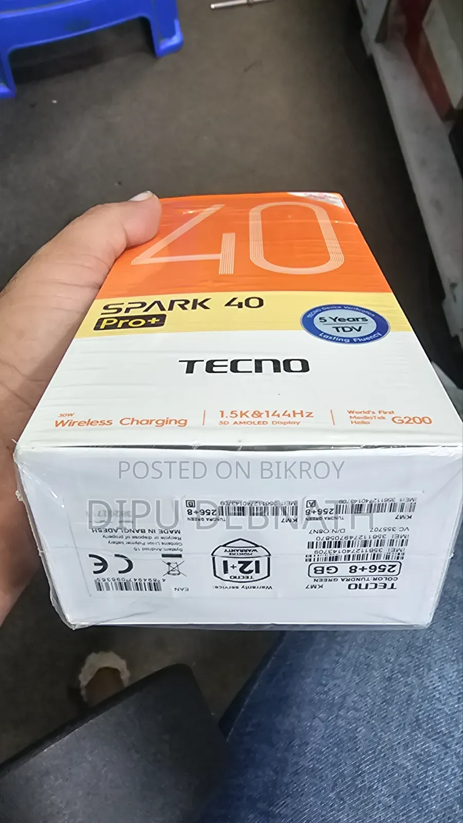 Tecno Spark 40 Pro+ 256 GB Green