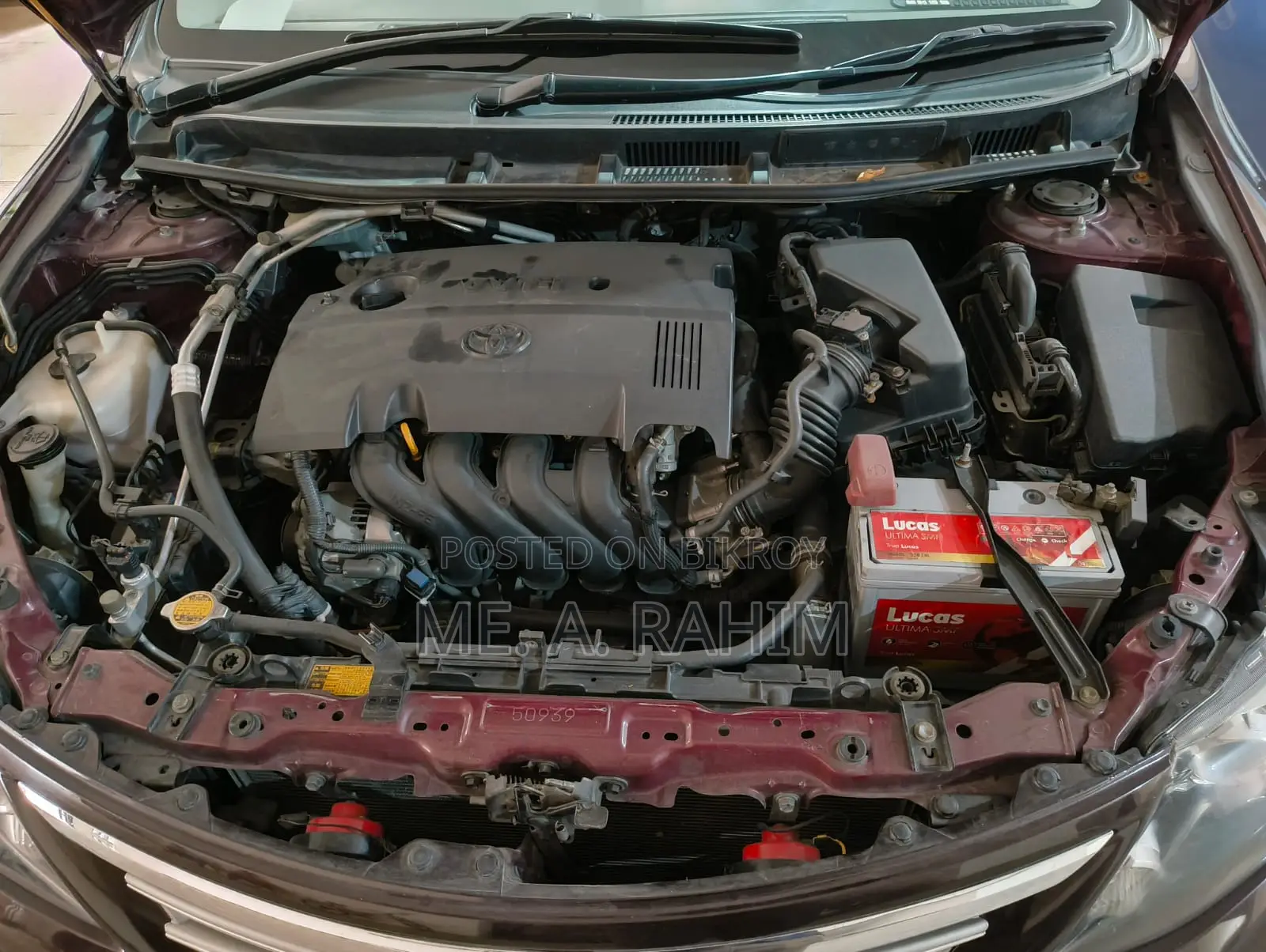 Toyota Allion 2012 Maroon
