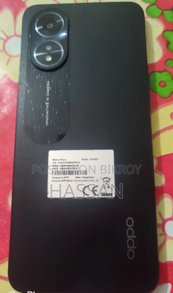 Oppo A18 128 GB Black