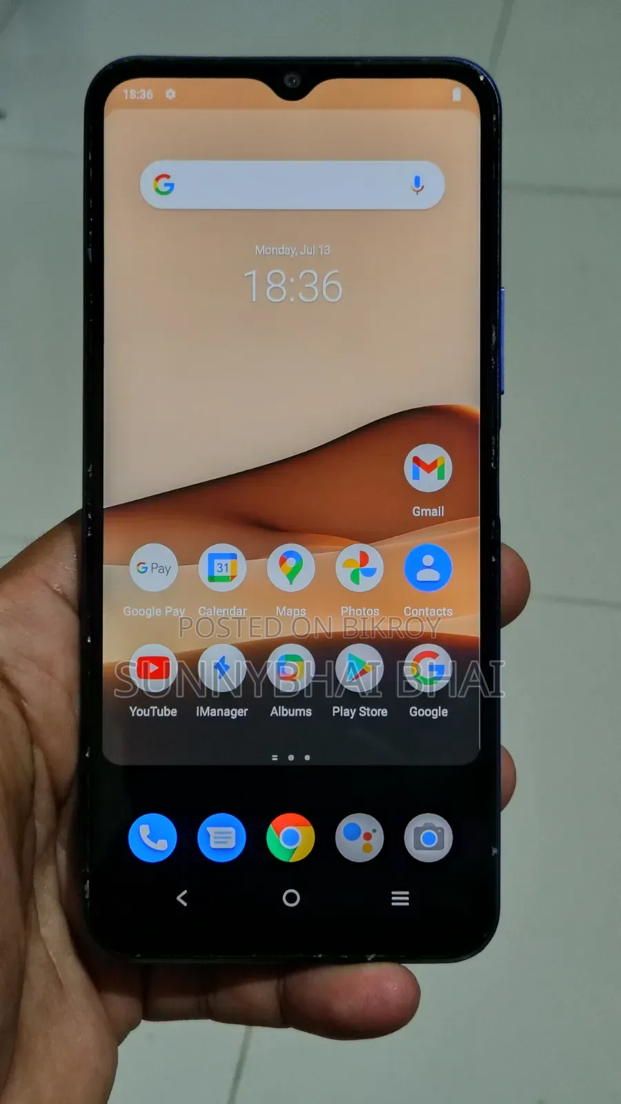 Vivo Y21 64 GB Blue