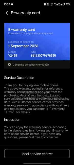 Vivo Y400 256 GB