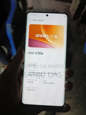 Vivo V30e 256 GB White