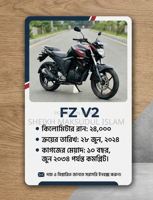 ইয়ামাহা এফজেড ২০২৪ ব্ল্যাক