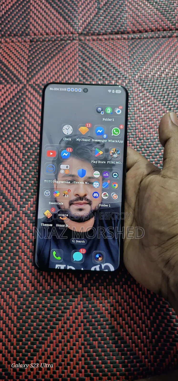 হনোর ২০০ ২৫৬ জিবি ব্ল্যাক