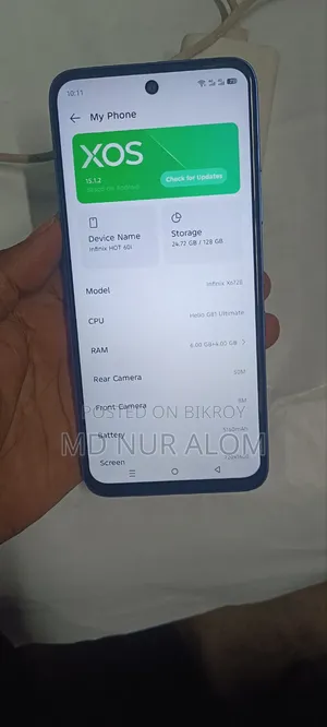 Infinix Hot 60i 128 GB Blue