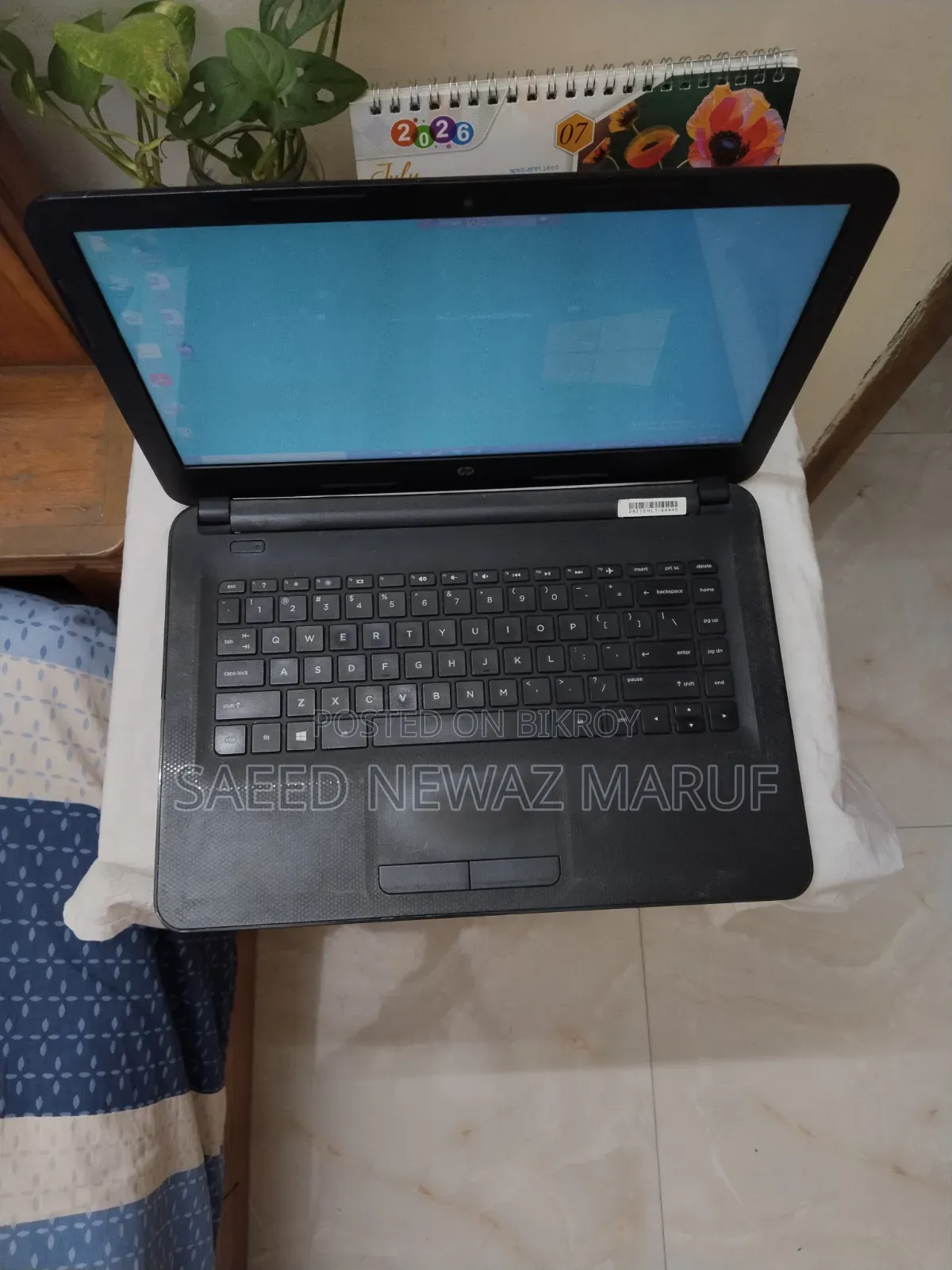 Laptop HP 4GB Intel Pentium HDD+SSD 512GB