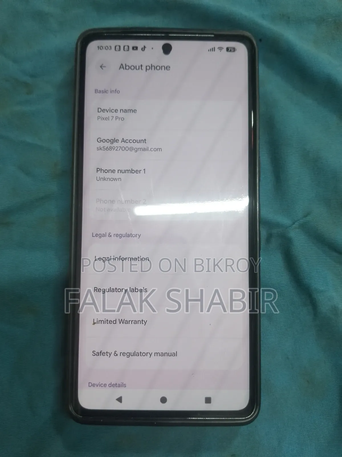 Google Pixel 7 Pro 128 GB Blue