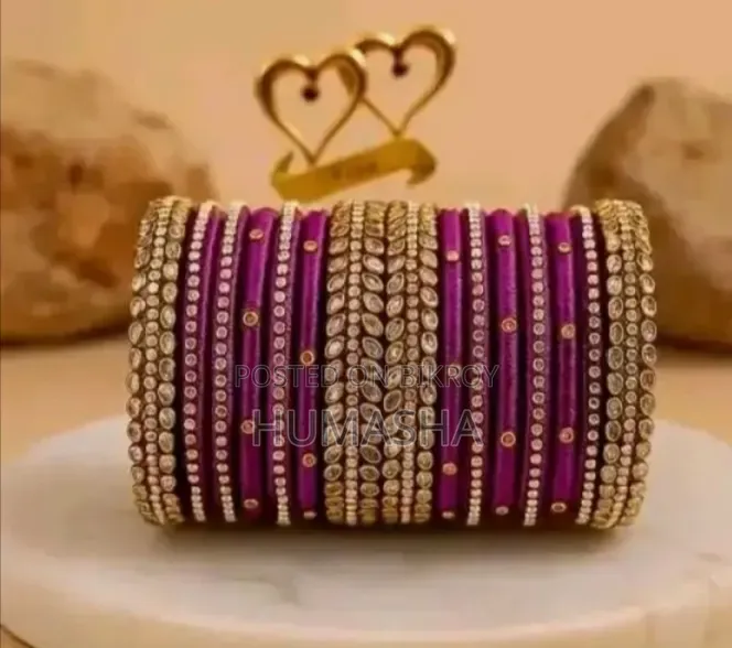 Handmade Kundan Thread Bangles