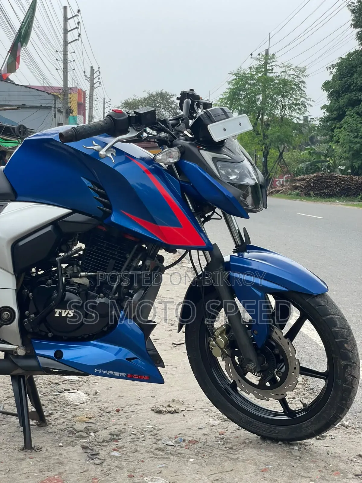 TVS Apache RTR 160 4V 2023 Blue