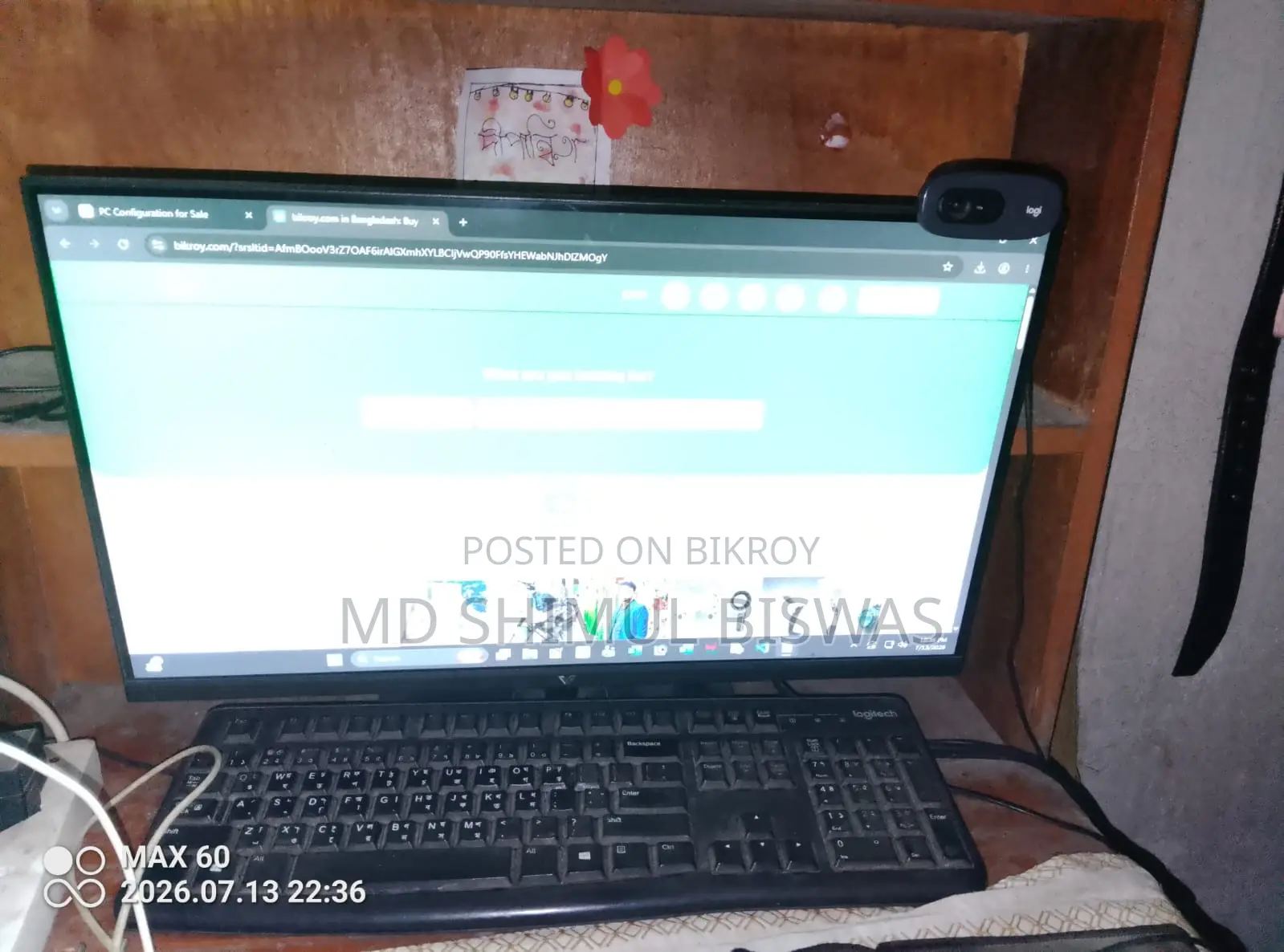 Desktop Computer 8GB Intel Core I3 SSD 256GB